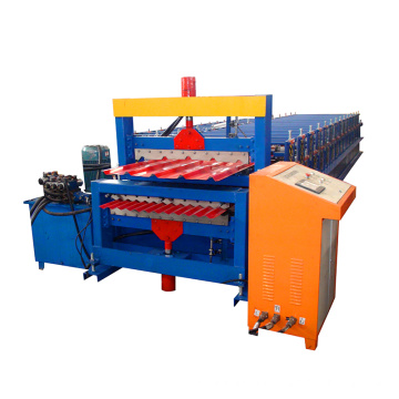 840/850 Doppelschicht Farbe Stell Roll Formmaschine hochwertigen niedrigen Preis